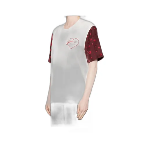Heart Print Short Sleeve T-Shirt