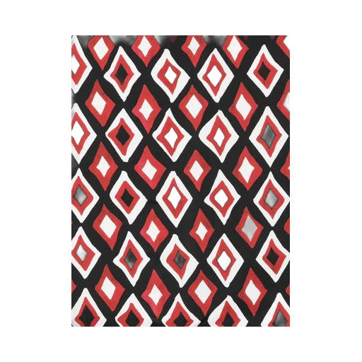 Diamond-Pattern Silk Scarf