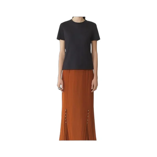 Tie-Back Cotton T-Shirt