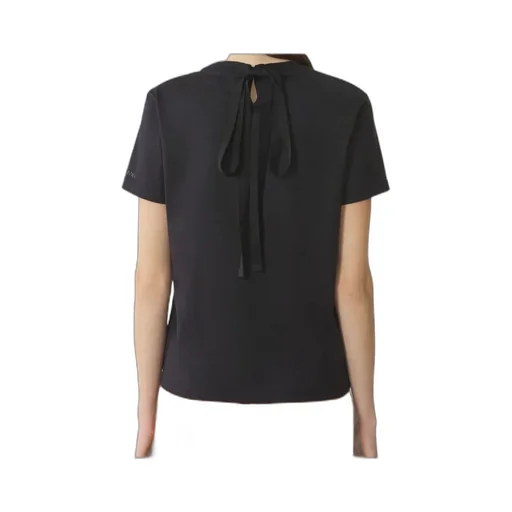 Tie-Back Cotton T-Shirt