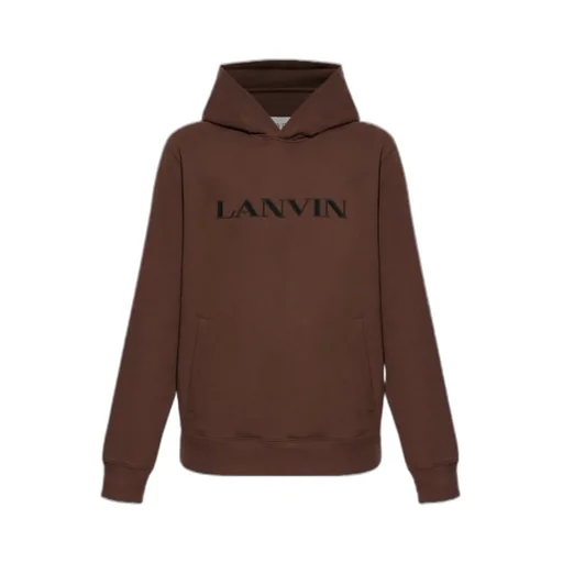 Logo-Embroidered Kangaroo Pocket Hoodie