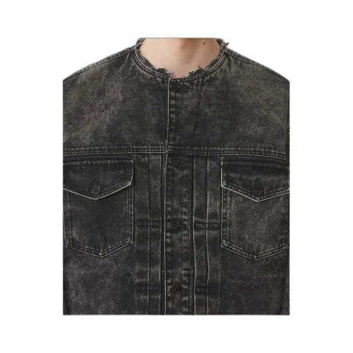 Long-Sleeved Crewneck Jacket
