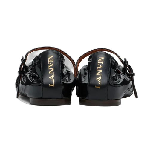 Shiny Mary Jane Ballet Flats