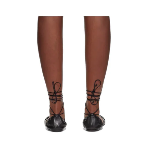 Mesure Lace-Up Leather Ballet Flats