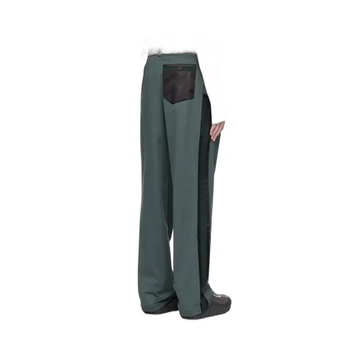 Belt-Lined Casual Pants