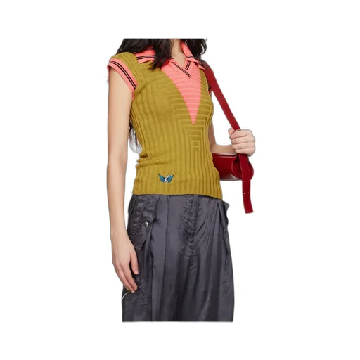Sleeveless Knit Polo