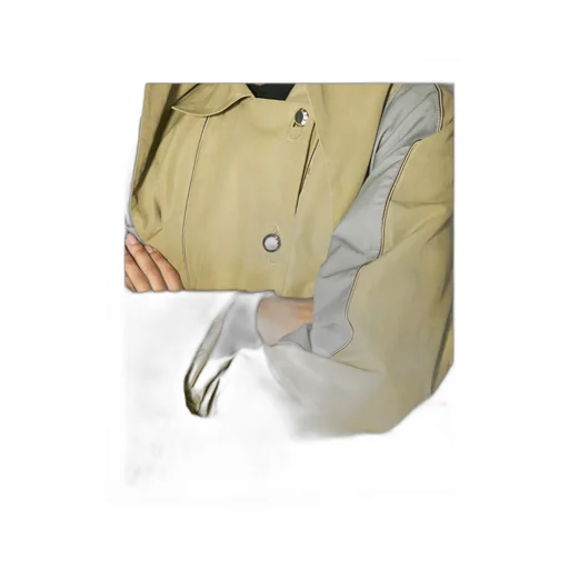 Colour-Block Double-Breasted Coat