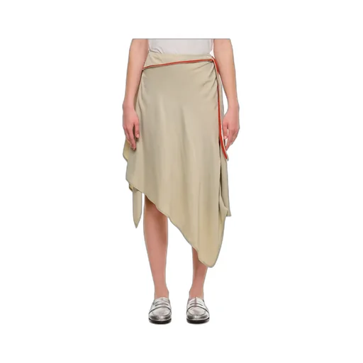 Asymmetric Midi Skirt