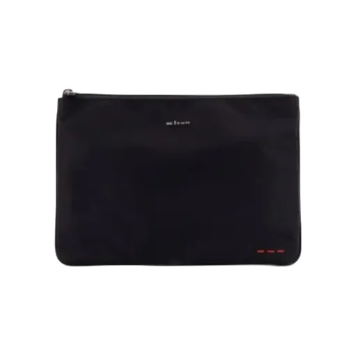 Logo Plaque Clutch Bag