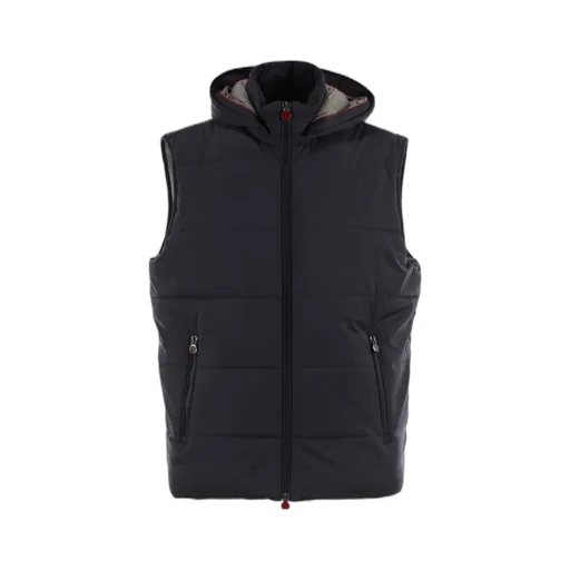 Zip-Up Hooded Vest