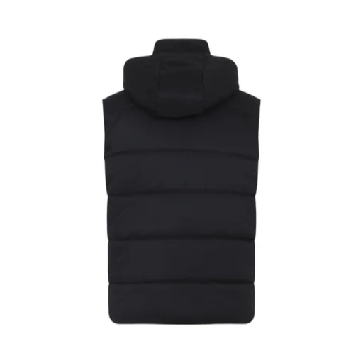 Zip-Up Hooded Padded Vest