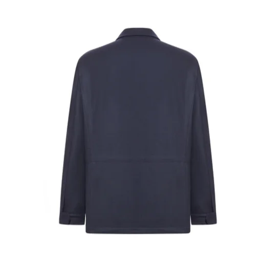 Flap-Pocket Cashmere Coat