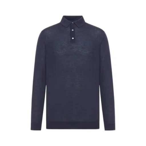 Long-Sleeved Polo Shirt