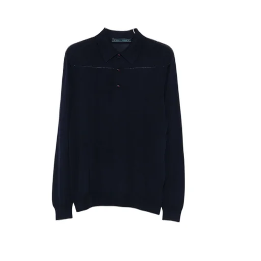 Long-Sleeved Polo Shirt