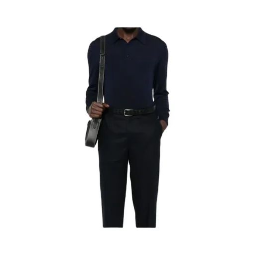 Long-Sleeved Polo Shirt