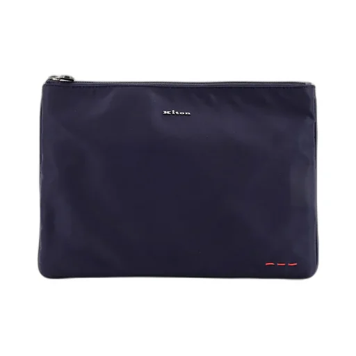 Logo Plaque Clutch Bag