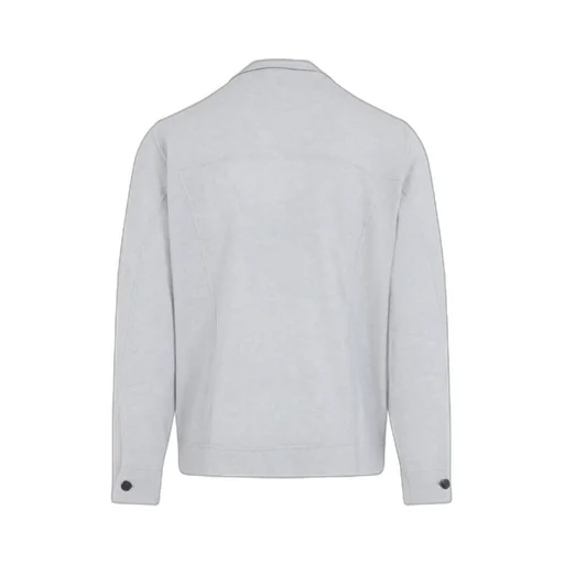 Button-Fastening Flap-Pocket Shirt Jacket