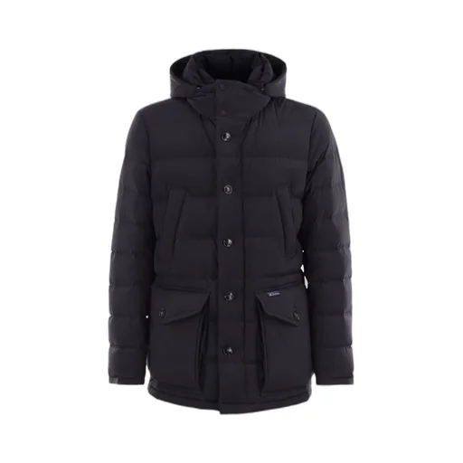 Long Sleeved Hooded Down Jacket