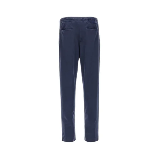 Rear Elastic Waist Casual Pants