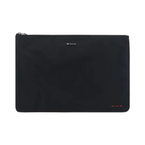 Logo-Plaque Clutch Bag
