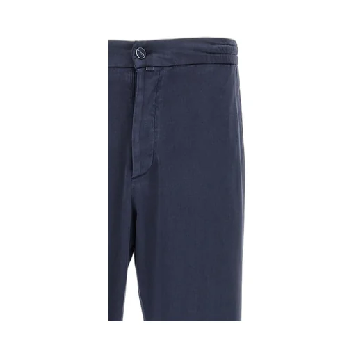 Rear Elastic Waist Casual Pants