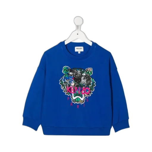 Tiger Head Embroidered Sweatshirt