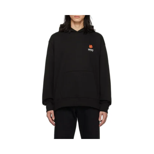 Boke Flower Printed Long-Sleeved Hoodie