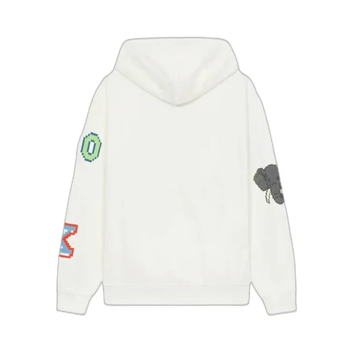 All-Over Graphic Patch Hoodie