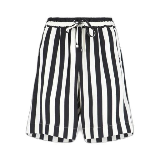 Striped Drawstring Shorts