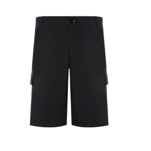 Logo Patch Knee-Length Cargo Shorts
