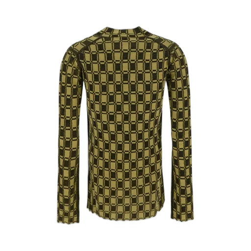 Vichy Jacquard Fitted Jumper