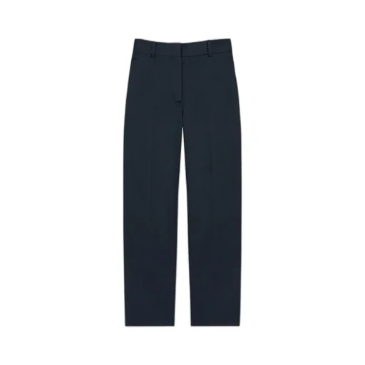 Logo Patch Cropped Trousers