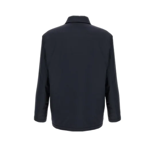Long-Sleeved Buttoned Down Jacket