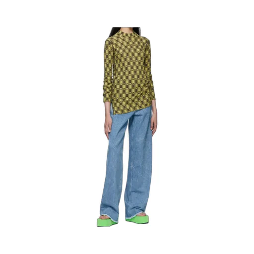 Vichy Jacquard Fitted Jumper