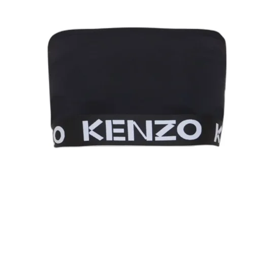 Logo Band Bandeau Cropped Top