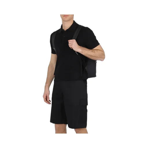 Logo Patch Knee-Length Cargo Shorts
