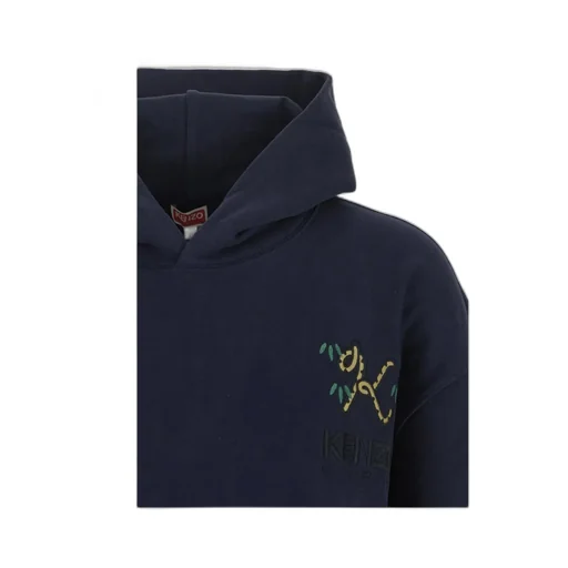 Crest Oversize Hooded Sweatshirt Tiger Tail K