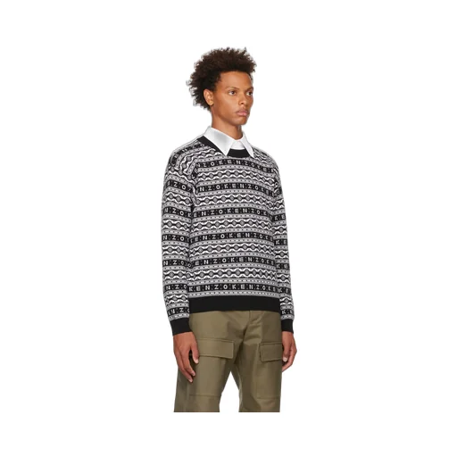 Logo Jacquard Long-Sleeved Jumper