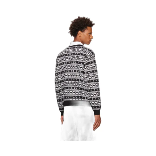 Logo Jacquard Long-Sleeved Jumper