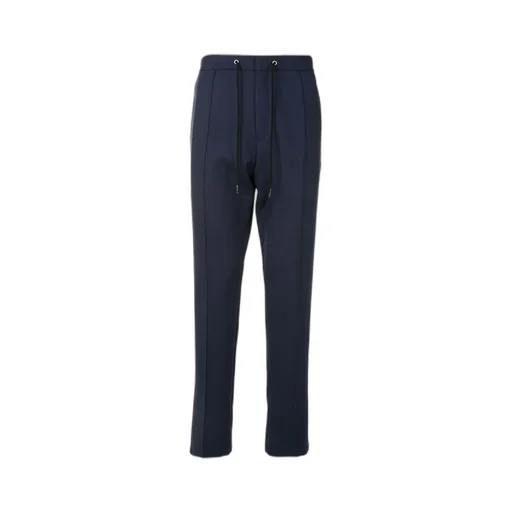 Piped-Trim Drawstring Waist Trousers