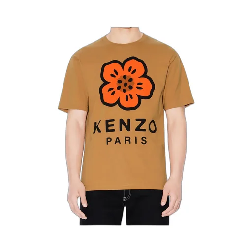 Boke Flower Printed Crewneck T-Shirt