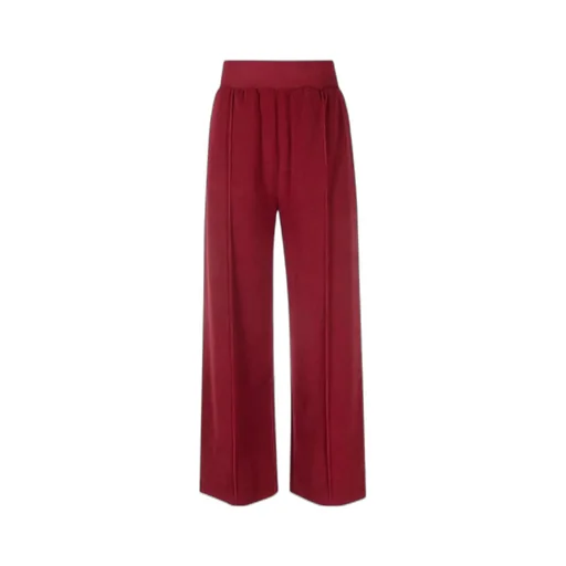 Terry Cloth Wide-Leg Trousers