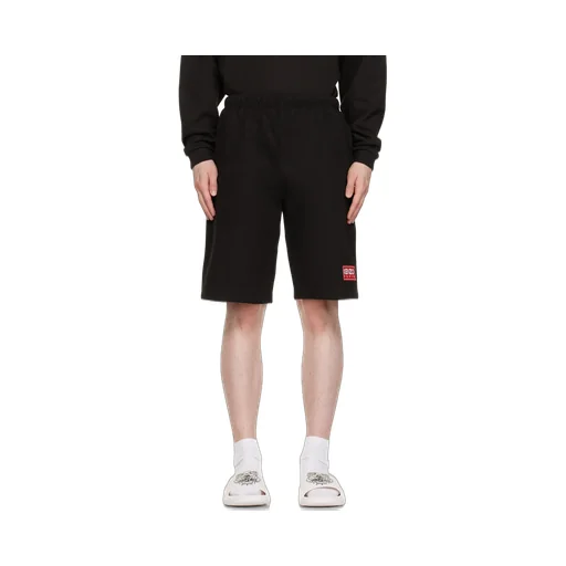 Logo-Patch Mid-Rise Shorts