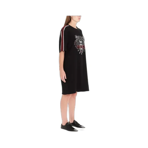 Tiger Head Embroidered Dress