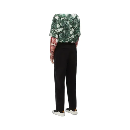 Tapered Cropped Trousers