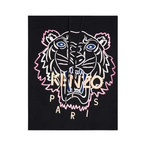 Tiger-Embroidered Hoodie