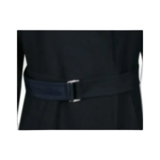 Monogram-Embroidered Belted Coat
