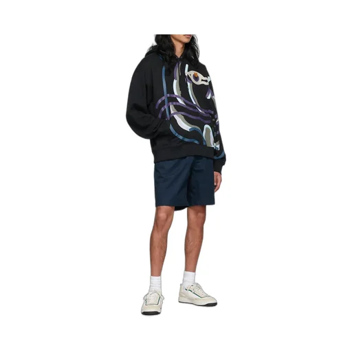 Buckle Knee-Length Shorts