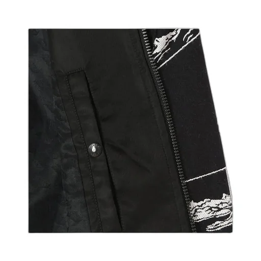 Printed Baseball Jacket