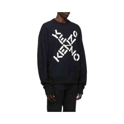 Sport Big X Logo Print Sweatshirt